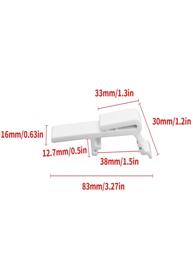 Surf turtle Blind Valance Clips 8PCS Blind Dust Cover Valance Clip,Vertical Curtain Clip Retainer Bracket for 1-1/2 Inch 1-9/16 Inch Rail Across The Top - Image 2